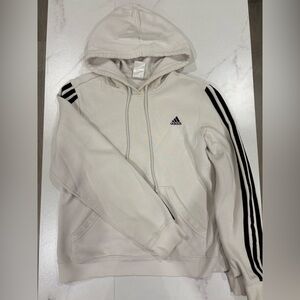 🌟2/$20🌟 Adidas Cream Hoodie with Subtle Logo